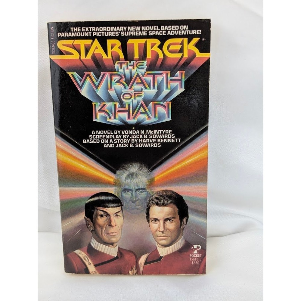 Pocket Books Star Trek Book The Wrath of Khan Sci-Fi Novel 1982